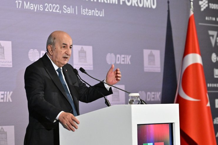 Fuat Oktay, Cezayir Cumhurbaşkanı Abdulmecid Tebbun ile bir araya geldi