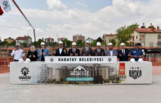 Konya'ya yeni toplu konut hamlesi! Aksapark’ın temeli atıldı