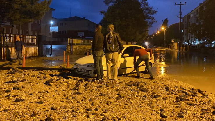 Kütahya’da sağanak yağış