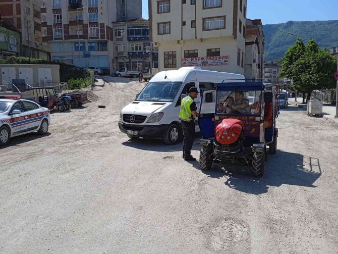 Tarım araçları denetlendi