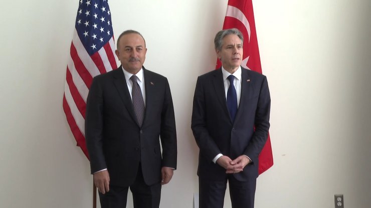 Çavuşoğlu, ABD Dışişleri Bakanı Blinken ile görüştü