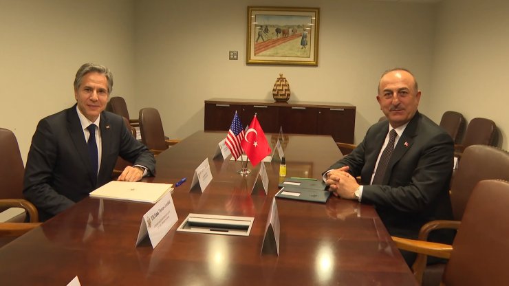 Çavuşoğlu, ABD Dışişleri Bakanı Blinken ile görüştü