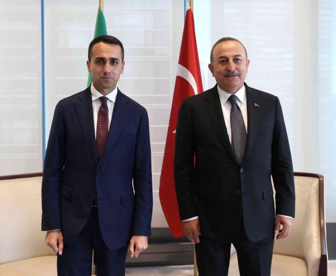 Dışişleri Bakanı Çavuşoğlu, İtalyan mevkidaşı Di Maio ile görüştü
