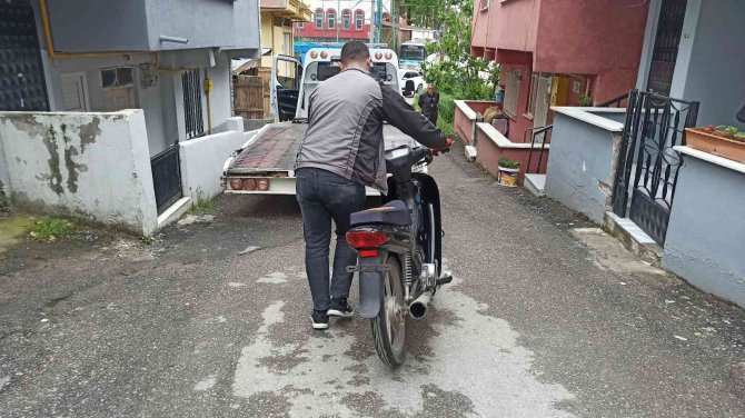 Çalıntı motosiklet bulundu: 1 gözaltı