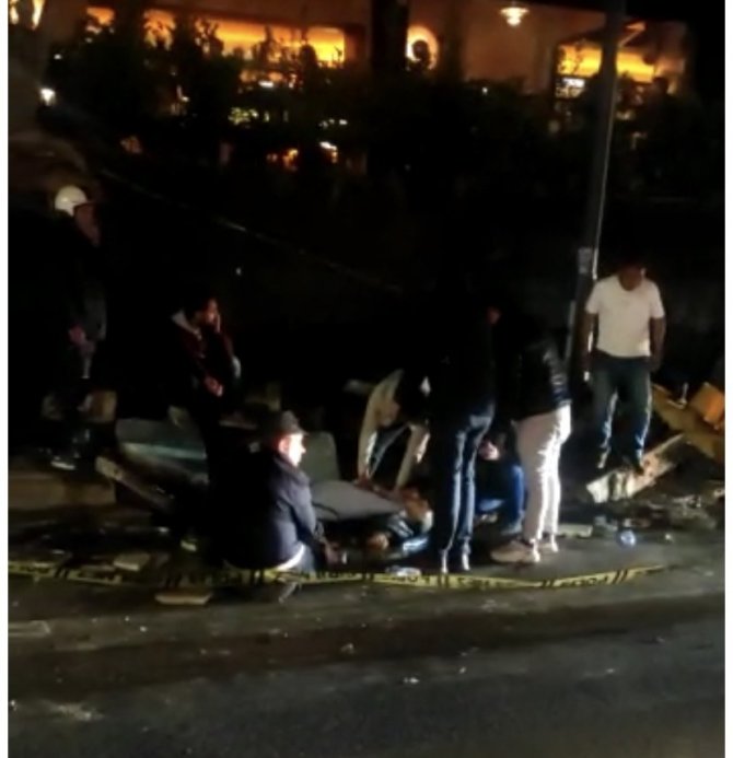 Ünlü restoranın istinat duvarı çöktü: 1 ölü