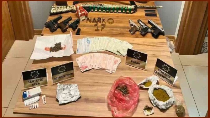 Uyuşturucu operasyonunda 23 tutuklama