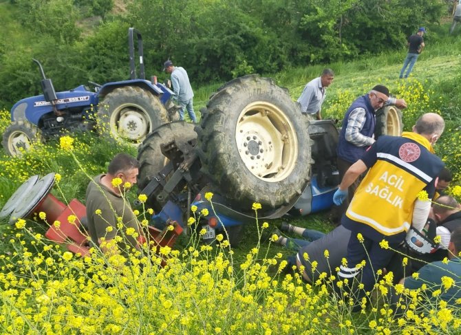 Bursa’da traktör devrildi: 1 ölü
