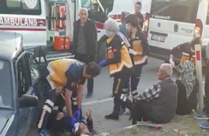 Trafik kazası: 1 ölü, 4 yaralı