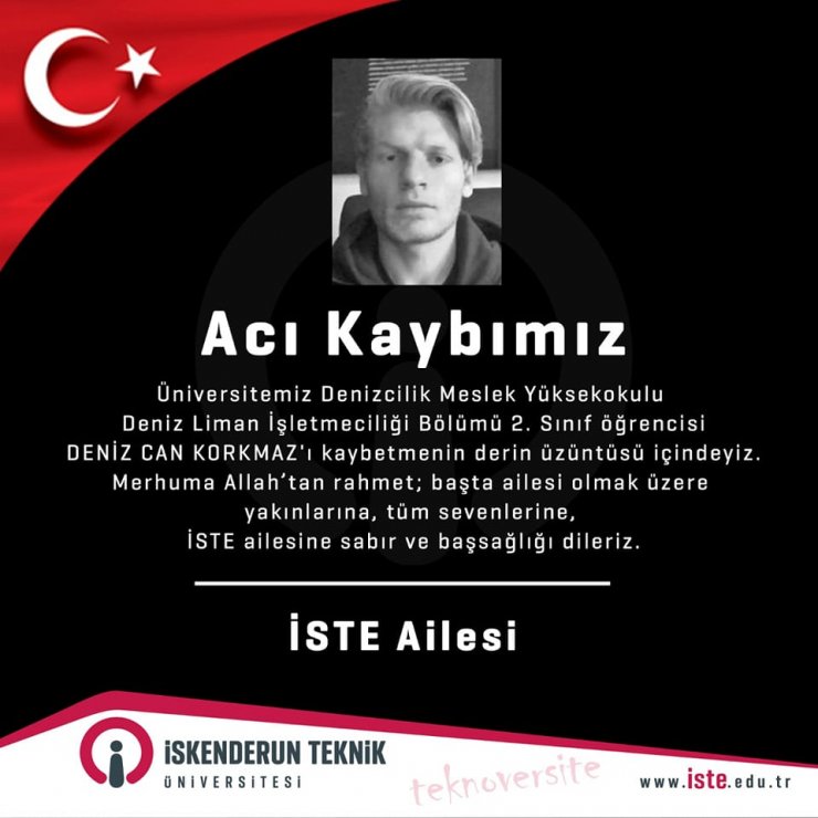 Denizde boğulma tehlikesi geçiren üniversiteli kurtarılamadı