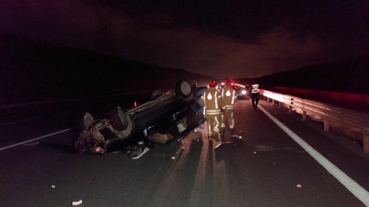 Kuzey Marmara Otoyolu'nda kaza: 2 yaralı