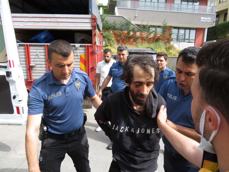 2. kattan atlayıp dehşet saçtı