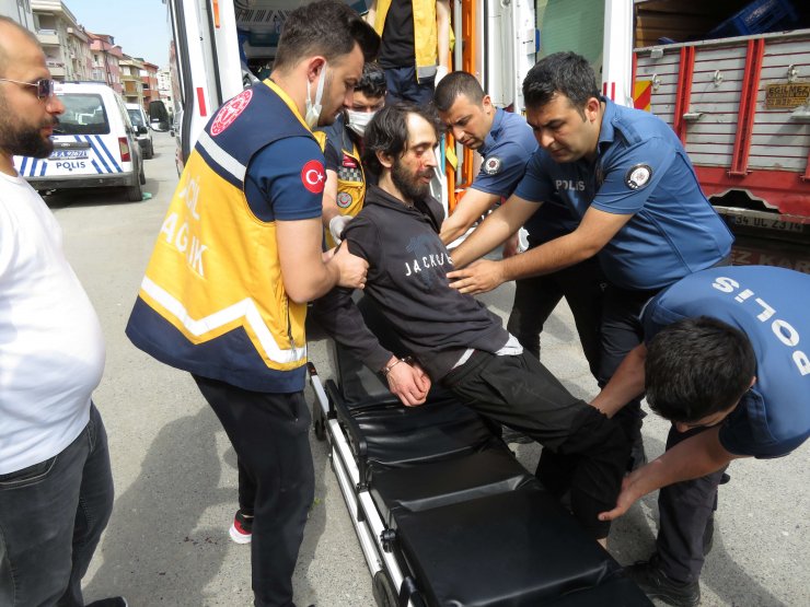 2. kattan atlayıp dehşet saçtı