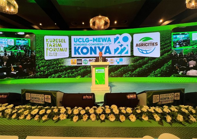 Başkan Beyazgül, Küresel Tarım Forumu’na katıldı