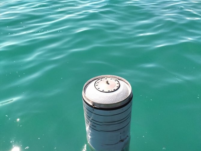 Denizde güdümlü mermi roket motoru bulundu