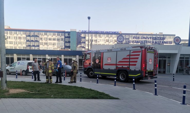 Hastanesi çıkan yangın söndürüldü