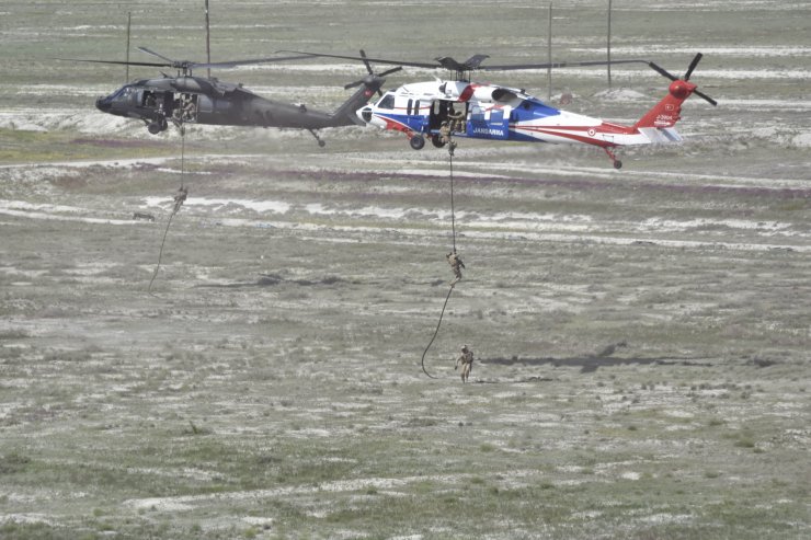 Konya'da 'Uluslararası Anadolu Ankası-2022 Tatbikatı' nefes kesti