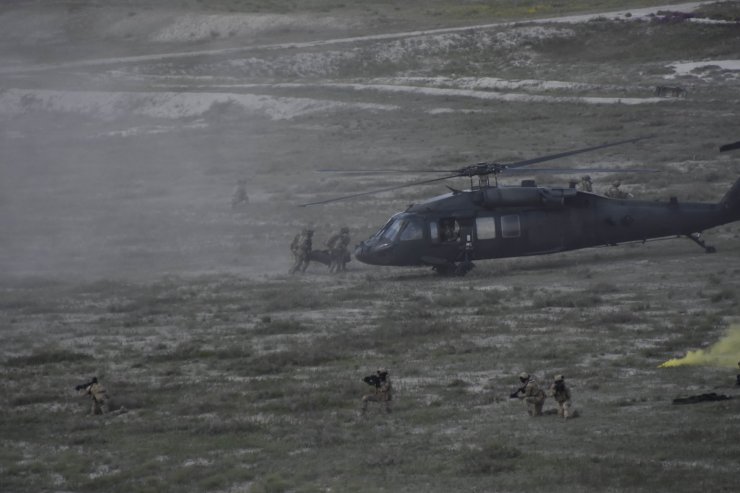 Konya'da 'Uluslararası Anadolu Ankası-2022 Tatbikatı' nefes kesti