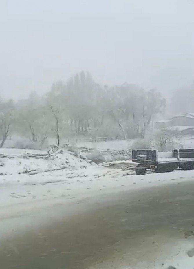 Mayıs ayında kar yağışı sürprizi