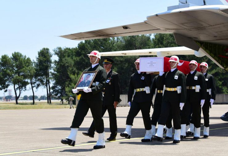 Şehit Piyade Teğmen Güler'in cenazesi memleketi Antalya'da