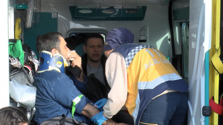 Başakşehir'de karavanların zincirleme kazası