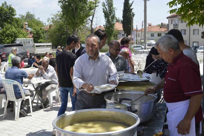 Etli aş sofrasında yağmur duası yapıldı