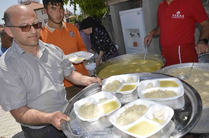 Etli aş sofrasında yağmur duası yapıldı