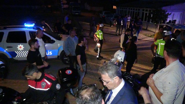 Silahla kayınpederinin evini basan damat ve babasına meydan dayağı