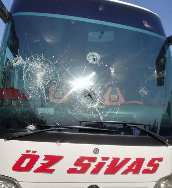 Sivasspor ve Kayserispor taraftarları arasında gerginlik