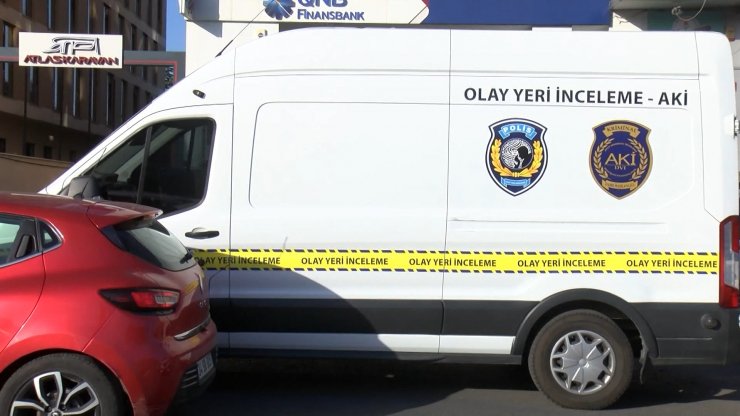 Banka soygunu güvenlik kamerasında