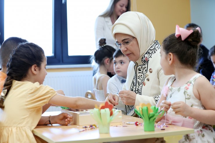 Emine Erdoğan, 150 anaokulu toplu açılış törenine katıldı 