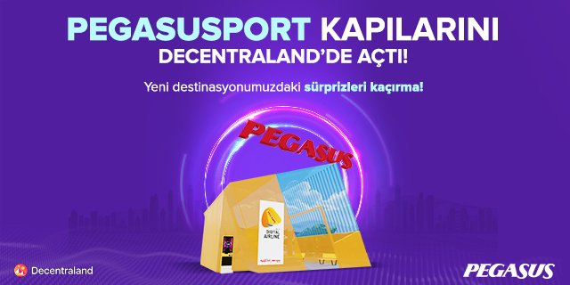 Pegasus Hava Yolları metaverse evrenine katıldı
