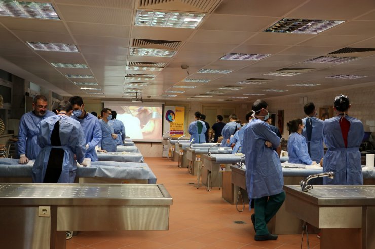 Plastik cerrahi uzmanlarına kadavra üzerinde eğitim