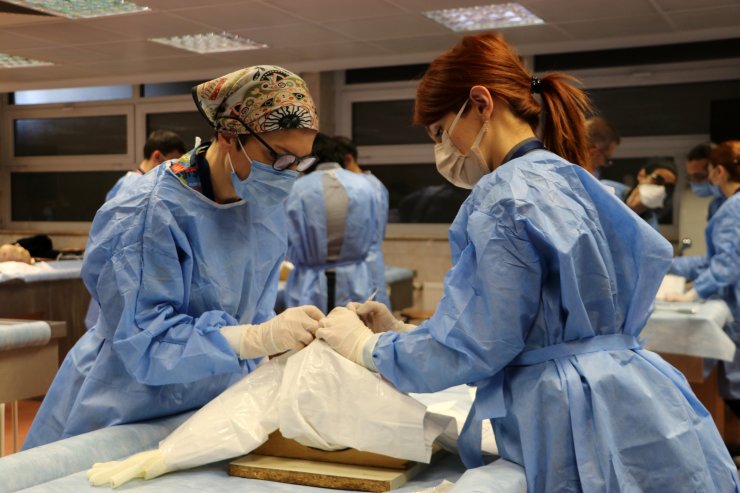 Plastik cerrahi uzmanlarına kadavra üzerinde eğitim