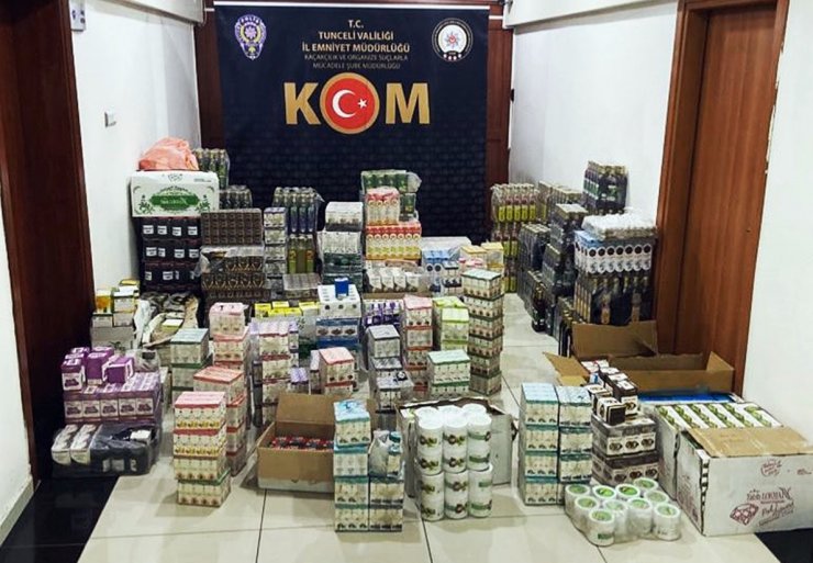 Tunceli'de, kaçak 5 bin 277 cinsel içerikli ürün ele geçirildi