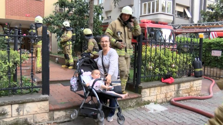 11 katlı binada yangın 