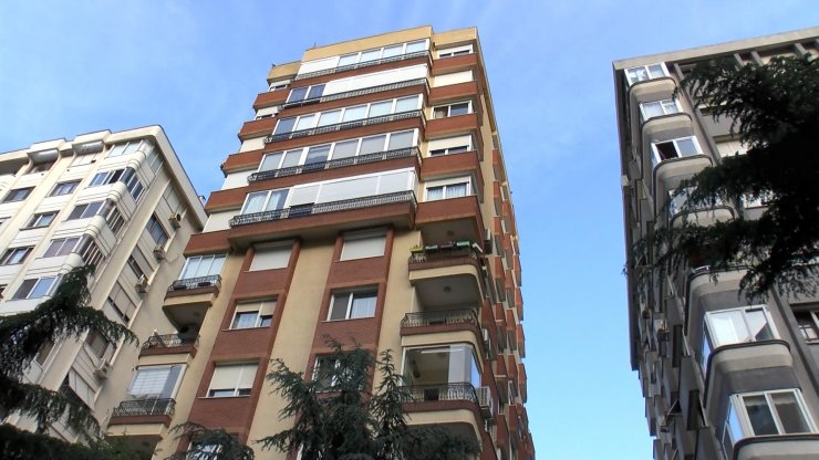 11 katlı binada yangın 