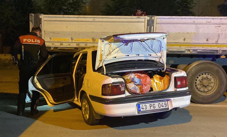 Polisten kaçan alkollü sürücü, kaza yaptı