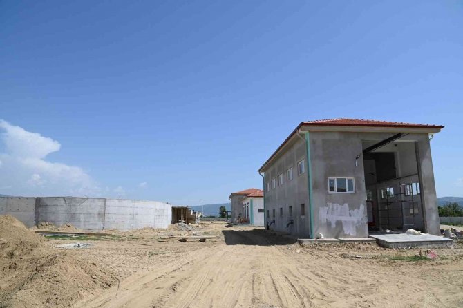 Çevreci yatırımda betonarme imalatlar tamamlandı