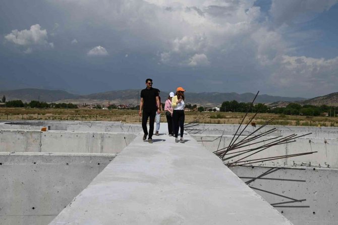 Çevreci yatırımda betonarme imalatlar tamamlandı