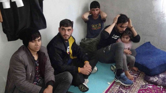 Düzensiz göçmenler yakalandı