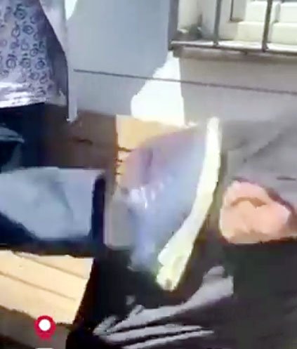 Suriyeli kadına tekme atan şüpheliye gözaltı