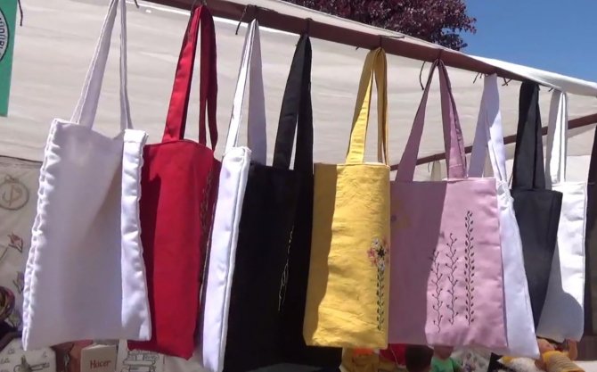 El emeği göz nuru ürünler sergilendi