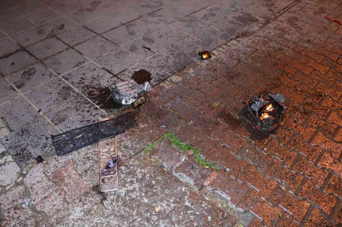 Makas atacaktı, takla attı