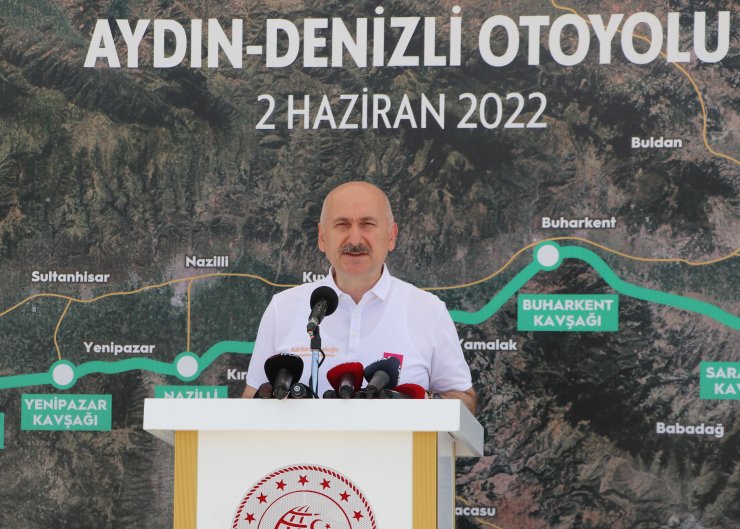 Bakan Karaismailoğlu: Aydın-Denizli ulaşımı 2 saatten 70 dakika düşecek