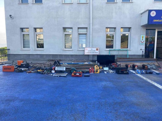 Jandarmadan hırsızlık operasyonu: 3 gözaltı