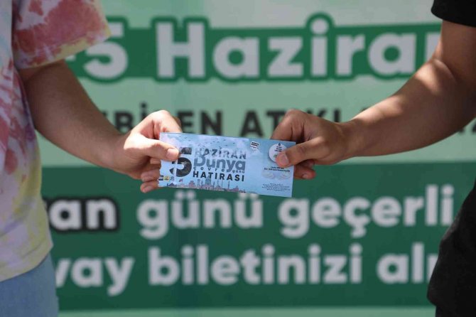 Konya Büyükşehir’den geri dönüşüm atık getirene ücretsiz tramvay bileti