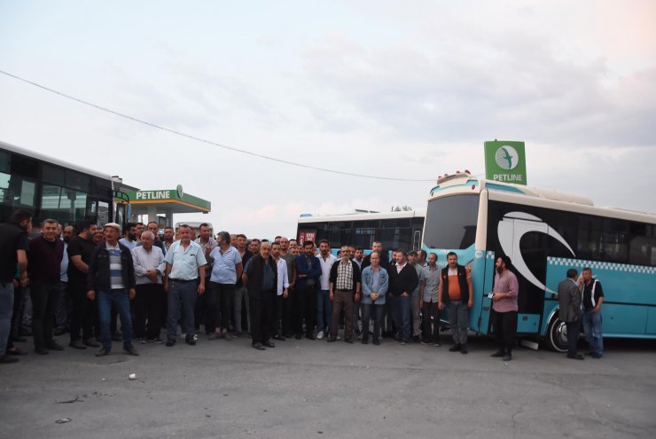 Özel halk otobüsü esnafı kontak kapatınca belediye tüm araçları seferber etti