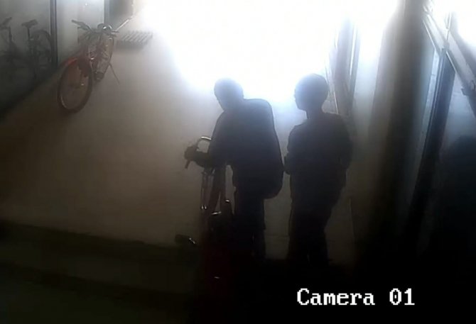 Patenli hırsız kamerada