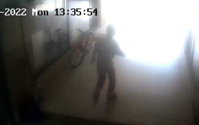 Patenli hırsız kamerada