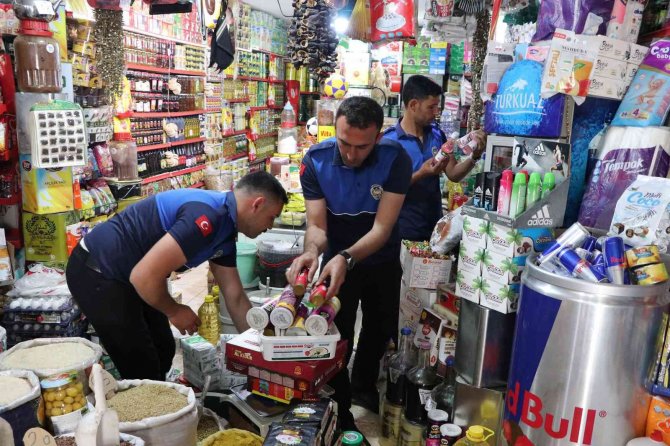 Tarihi geçmiş 59 bin gıda ürünü imha edildi